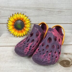 Merrell Hydro Moc Big Kids Shoes Purple Pink Swirl Water Shoes Clogs 4Y